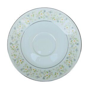Wilshire House Fine China Saucer Country Garden Pattern 6" White & Floral Japan